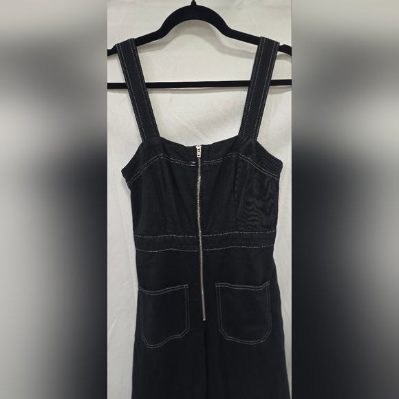 Reformation women 0 Amory topstitch denim jumpsuit gorpcore outdoor workwear - Picture 8 of 13